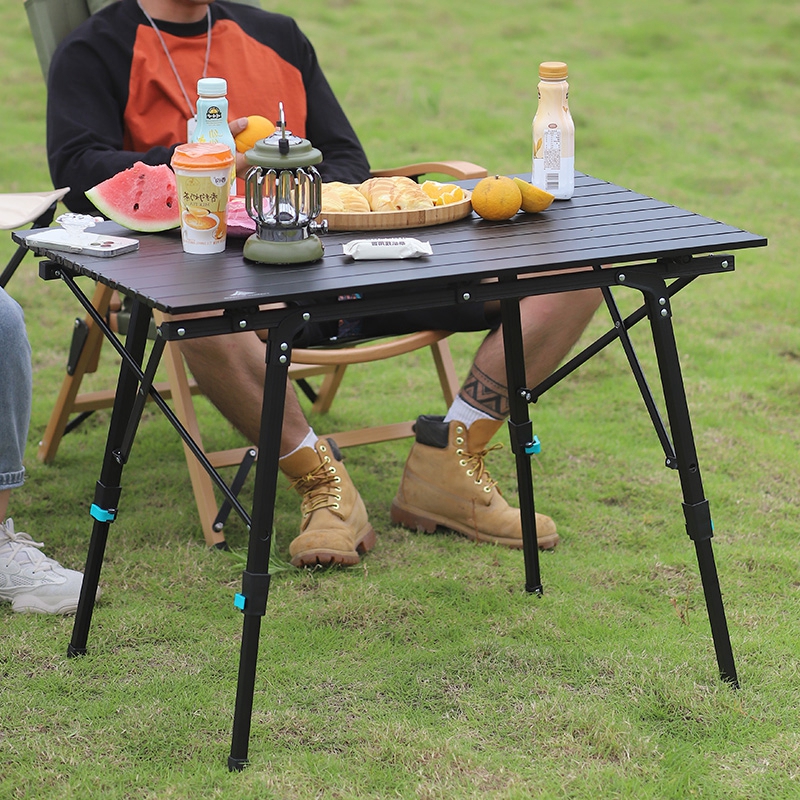 Aluminum Foldable Camping Table For Picnic Barbecue Beach Hiking